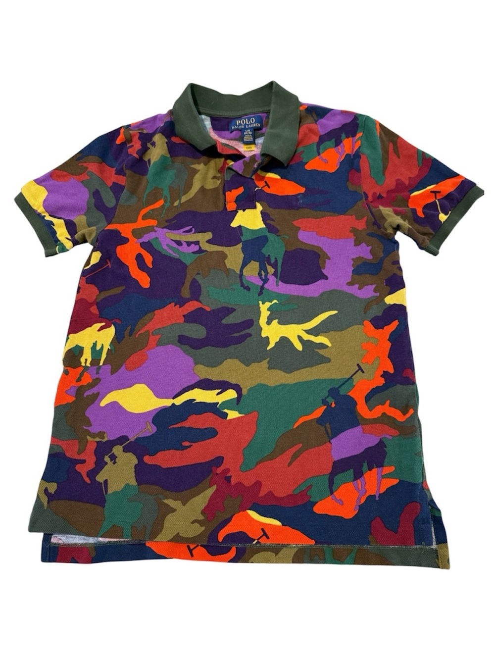 Polo Ralph Lauren Multicolor Pony Polo Camo in Boys Size L (14-16)